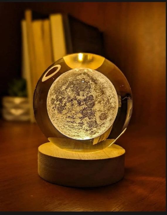 Crystal Moonlight Lamp