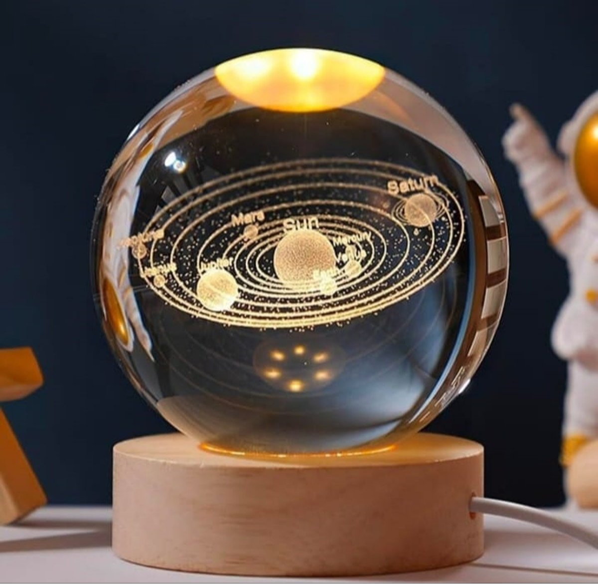 Crystal Moonlight Lamp